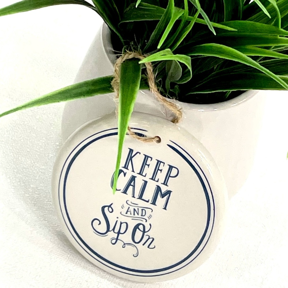 Keep Calm Home, Dorm, Office Ceramic Wall Decor